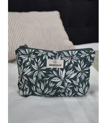 Trousse de toilette en tissus Palma Celadon