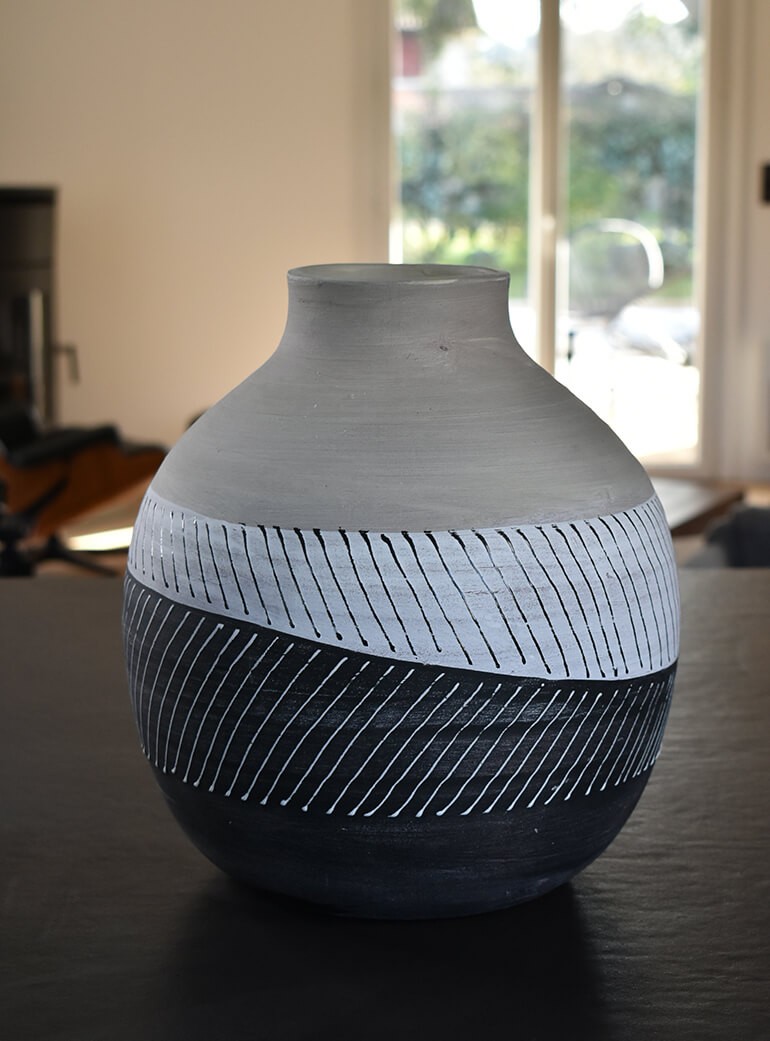 Grand vase céramique design