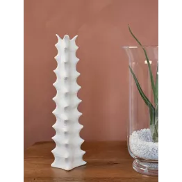 Vase soliflore blanc en porcelaine modèle HAV