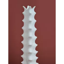Vase soliflore blanc en porcelaine modèle HAV