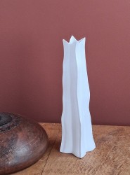 Vase soliflore blanc en...