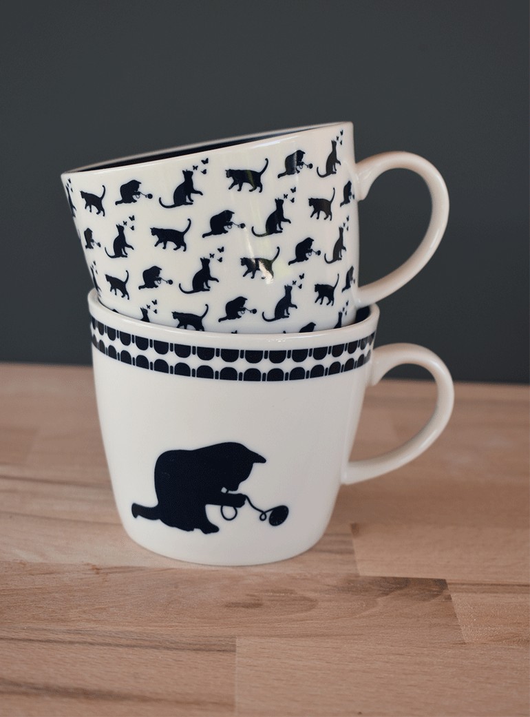 Tasse à Café Motif Chat