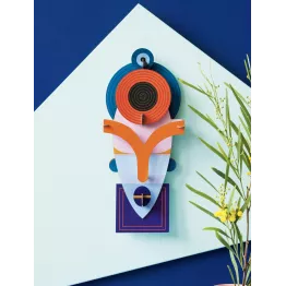 Masque décoré à monter soi-même modèle Lamu