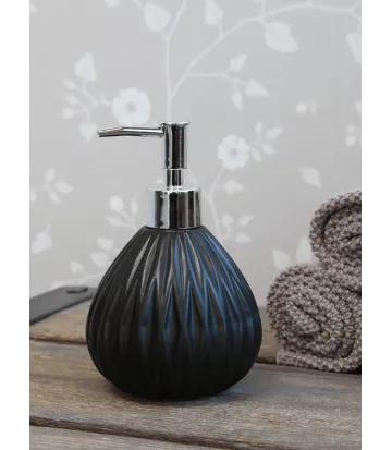 Distributeur de savon liquide diamant noir