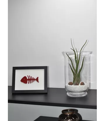 Photophore en verre à décorer