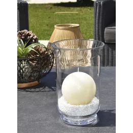 Photophore en verre à décorer