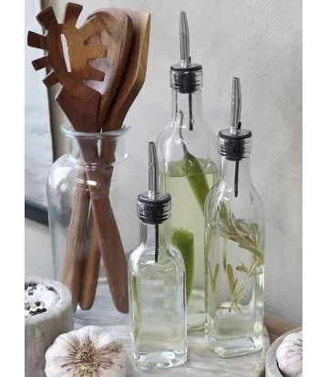 Bouteille verseuse pour condiments : lot de 3