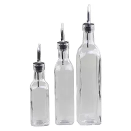 Bouteille verseuse pour condiments : lot de 3