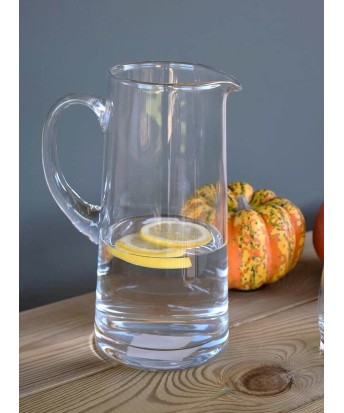Pichet à eau en verre transparent