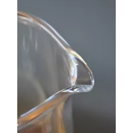 Pichet à eau en verre transparent
