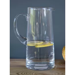 Pichet à eau en verre transparent