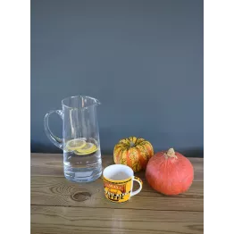 Pichet à eau en verre transparent