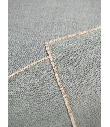 Nappe de table modèle Venise couleur sauge  160 X 250 cm