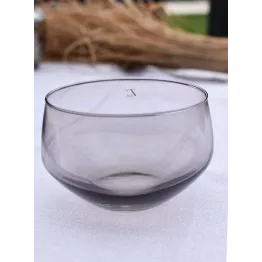 Verre à eau gris
