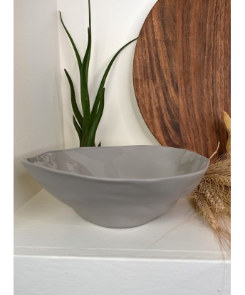 Petit saladier en grès gris acier