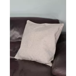 Housse de coussin 50x50 cm beige uni modèle Ranch Canyon