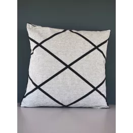 Housse de coussin motif losanges