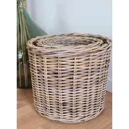 Ensemble de 3 paniers en rotin