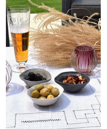 Trio de petites coupelles en grès taille XS