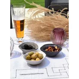 Trio de petites coupelles en grès taille XS