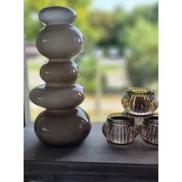 Vase décoratif en verre