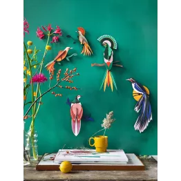 Oiseaux en carton à monter soi-même.