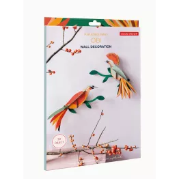 Oiseaux en carton à monter soi-même.