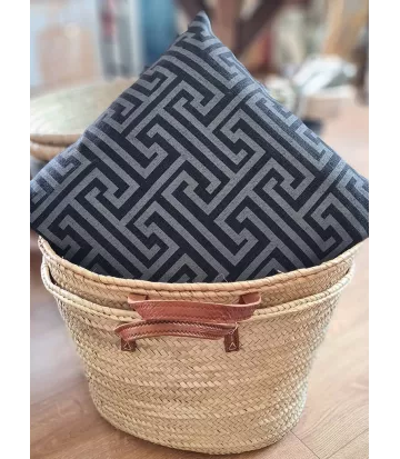 Housse de coussin 50x50 cm aux formes géométriques Miraval