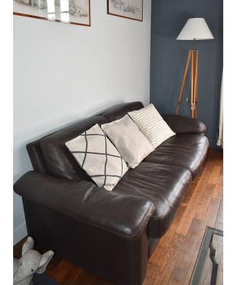 Housse de coussin motif losanges