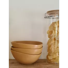 Bol à salade Panna couleur ocre