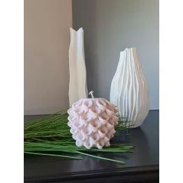 Bougie decorative en cire végétale