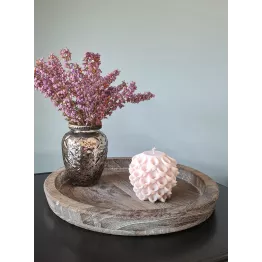 Bougie decorative en cire végétale