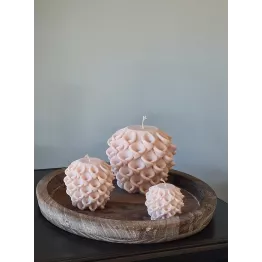 Bougie decorative en cire végétale
