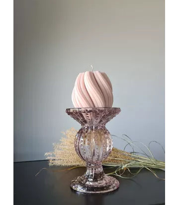 Bougie spirale en cire végétale