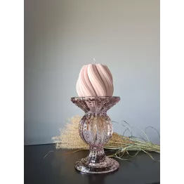 Bougie spirale en cire végétale