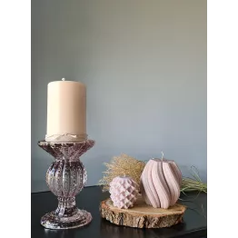 Bougie spirale en cire végétale