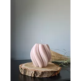Bougie spirale en cire végétale