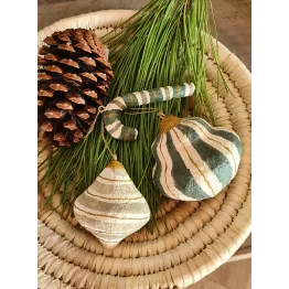 Trio de suspensions decoration de sapin