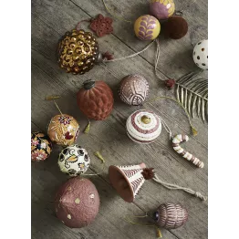 Trio de suspensions de décoration pour sapin