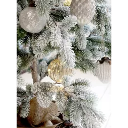 Boule blanche de noël