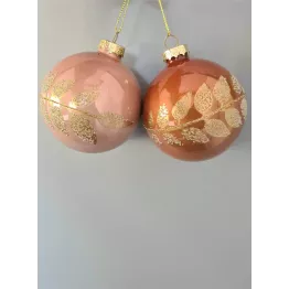 Set de 2 boules paillettes