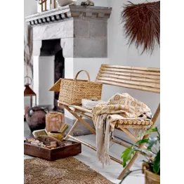 Plaid bohème en coton recyclé