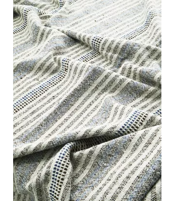 Plaid douceur en coton recyclé