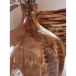 Grand vase en verre soufflé