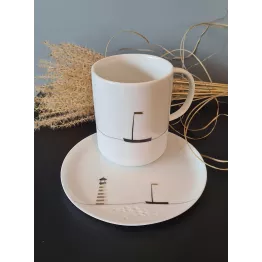 Petite assiette voilier