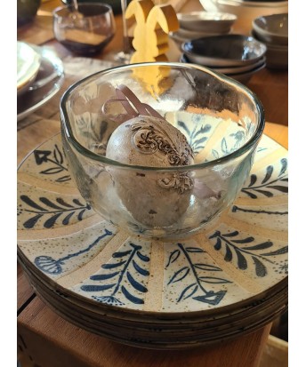 Coupelle en verre recyclé