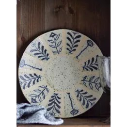 Assiette en grès Léonie