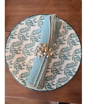 Assiette à dessert sauge