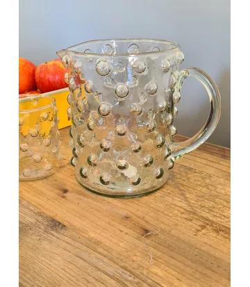 carafe à bulles en verre