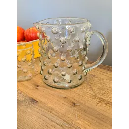 carafe à bulles en verre
